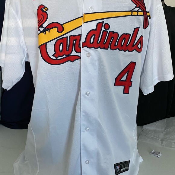 Nike MLB Cardinals #4 Yadier Molina Men's  Jersey - Picture 2 of 7